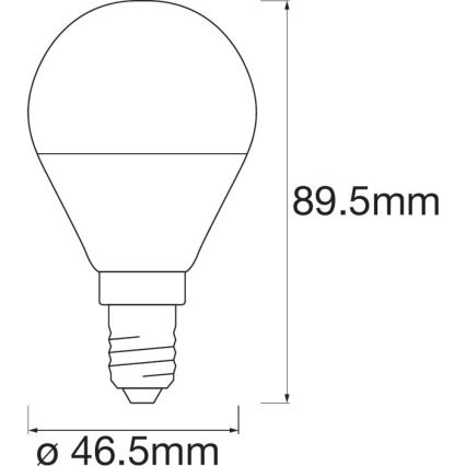 Λάμπα Dimmer LED SMART+ E14/5W/230V 2700K Wi-Fi - Ledvance