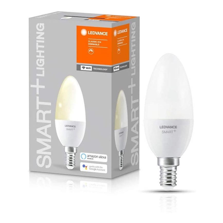 Λάμπα Dimmer LED SMART+ E14/5W/230V 2700K Wi-Fi - Ledvance