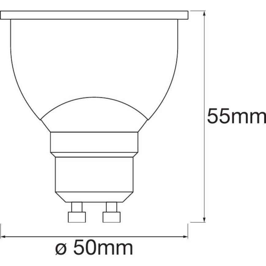 Λάμπα Dimmer LED SMART+ GU10/5W/230V 2700K Wi-Fi - Ledvance