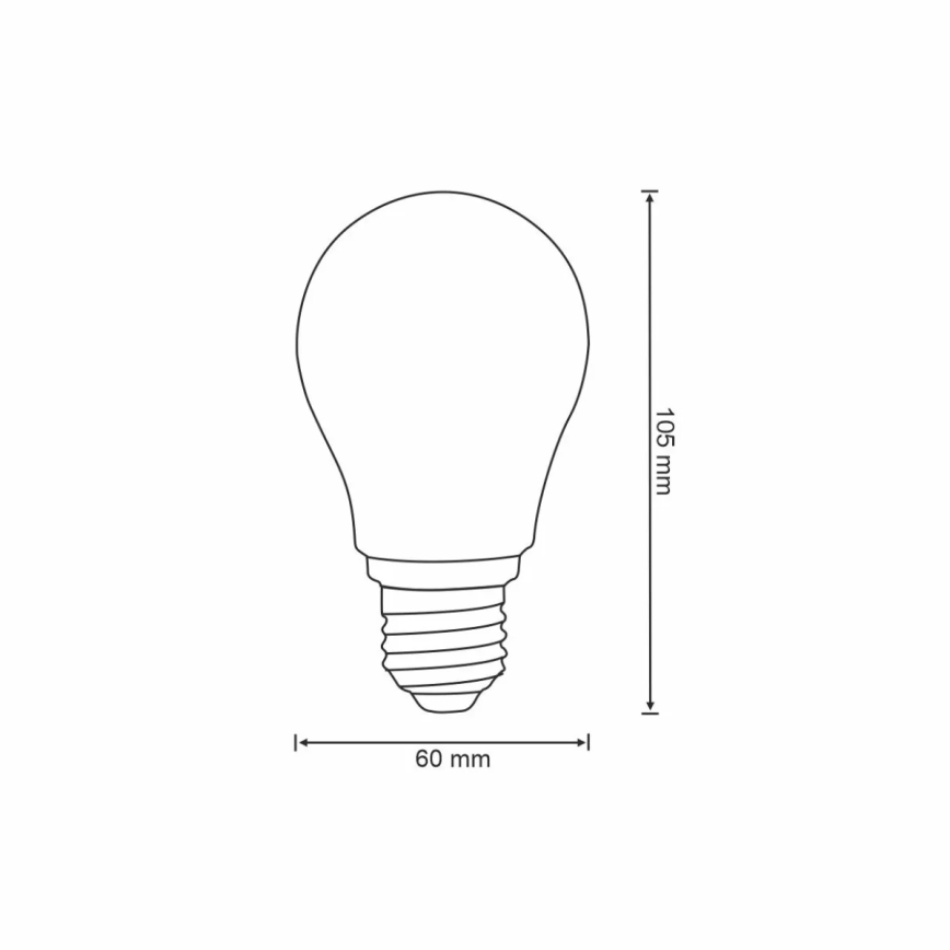 Λάμπα Dimmer LED VINTAGE A60 E27/7W/230V 2700-6500K Wi-fi Tuya
