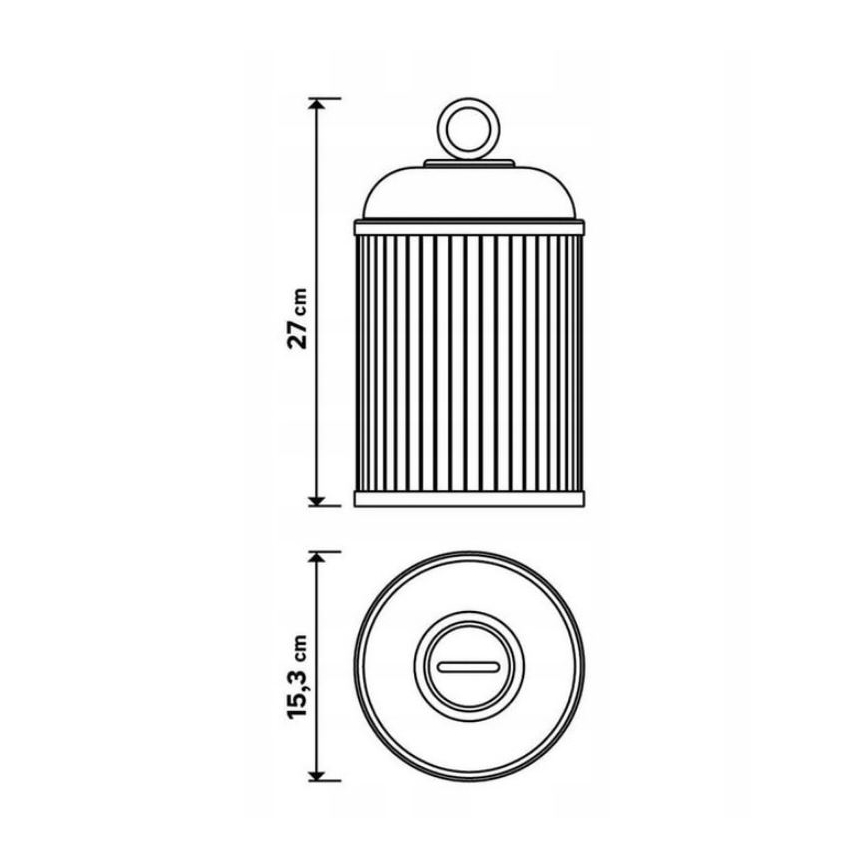 Λάμπα dimming LED εξωτερικού χώρου CANARI LED/2W/5V IP44