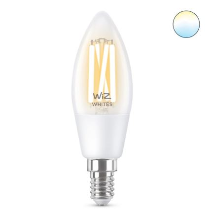 Λάμπα LED Dimmable FILAMENT C35 E14/4,9W/230V 2700-6500K CRI 90 Wi-Fi - WiZ