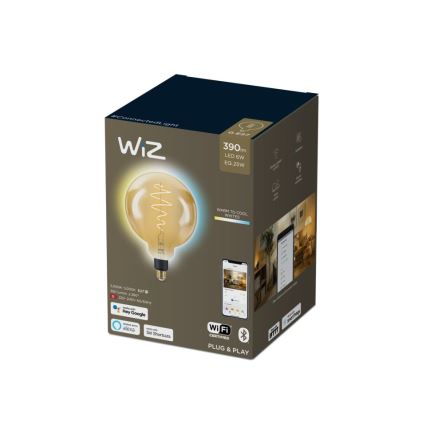 Λάμπα LED Dimmable VINTAGE FILAMENT G200 E27/6W/230V 2000-5000K CRI 90 Wi-Fi - WiZ