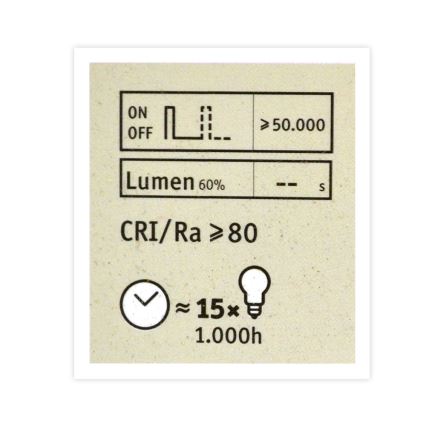 Λάμπα LED Dimmable ανεστραμμένου καθρέπτη G125 E27/6,5W/230V 2700K - Paulmann 28679