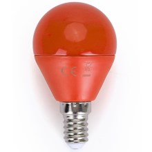Λάμπα LED G45 E14/4W/230V πορτοκαλί - Aigostar