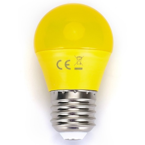 Λάμπα LED G45 E27/4W/230V κίτρινη - Aigostar