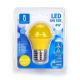 Λάμπα LED G45 E27/4W/230V κίτρινη - Aigostar