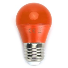 Λάμπα LED G45 E27/4W/230V πορτοκαλί - Aigostar
