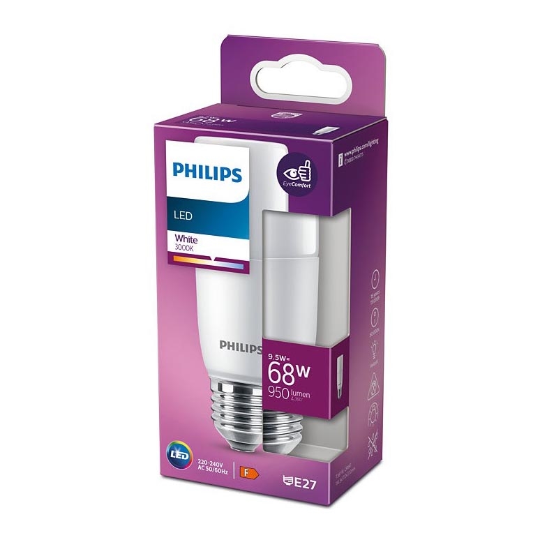 Λάμπα LED Philips E27/9,5W/230V 3000K