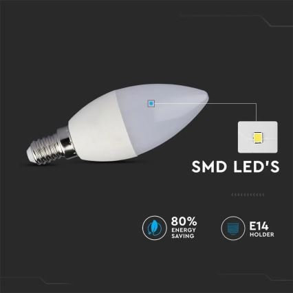 Λάμπα LED RGB Dimmable E14/4,8W/230V 4000K + τηλεχειριστήριο