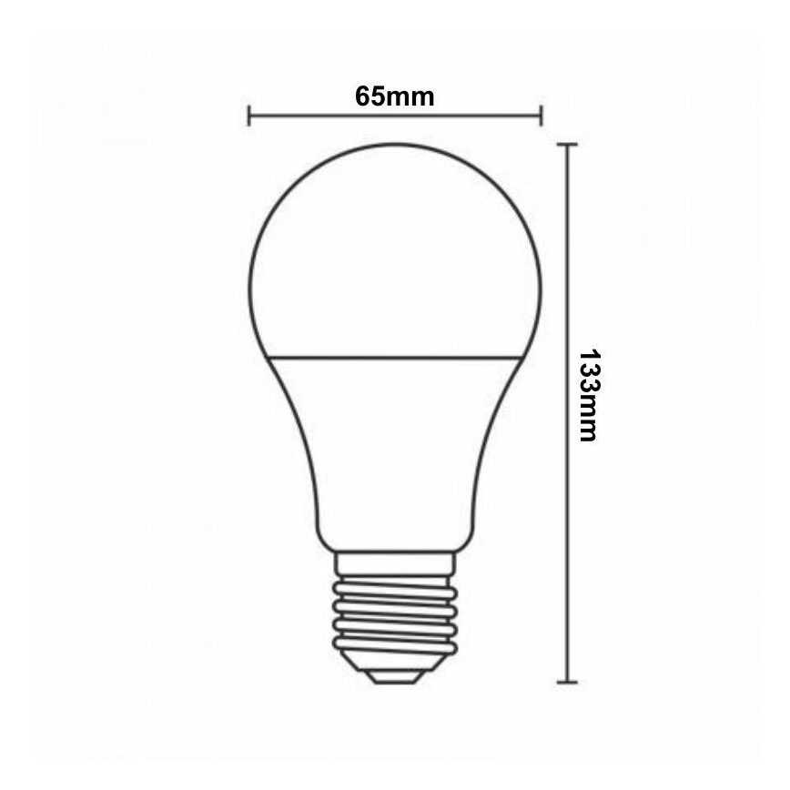 Λάμπα LED RGBW Dimmable A60 E27/15W/230V 2700-6500K Wi-Fi Tuya