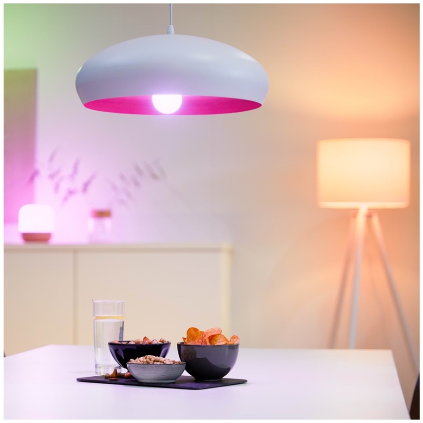 Λάμπα LED RGBW Dimmable A60 E27/8,5W/230V 2200-6500K  CRI 90 Wi-Fi + τηλεχειριστήριο - WiZ