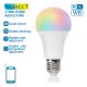 Λάμπα LED RGBW Dimmable A60 E27/9W/230V 2700-6500K Wi-Fi - Aigostar