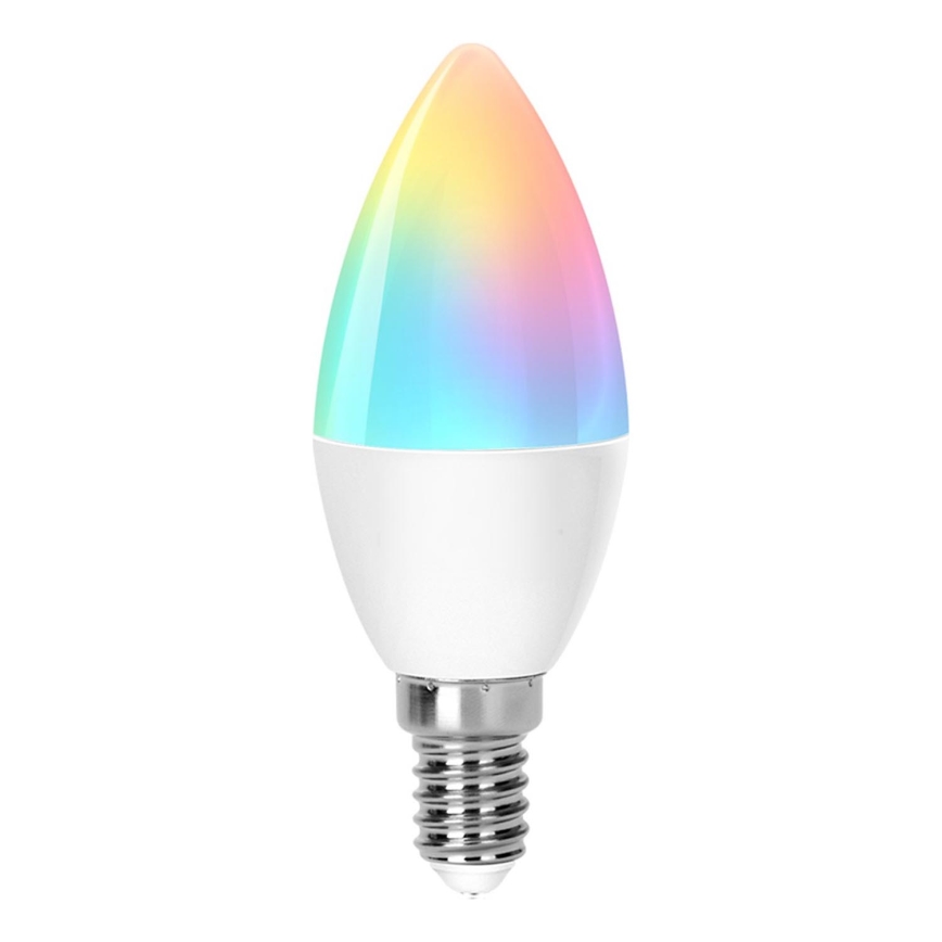 Λάμπα LED RGBW Dimmable C37 E14/4,9W/230V 2700-6500K - Aigostar