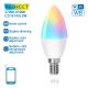 Λάμπα LED RGBW Dimmable C37 E14/6,5W/230V 2700-6500K Wi-Fi - Aigostar