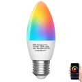 Λάμπα LED RGBW Dimmable C37 E27/5W/230V 3000-6500K Wi-Fi - Aigostar