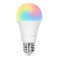 Λάμπα LED RGBW Dimmable E27/8W/230V 3000K + τηλεχειριστήριο - Aigostar