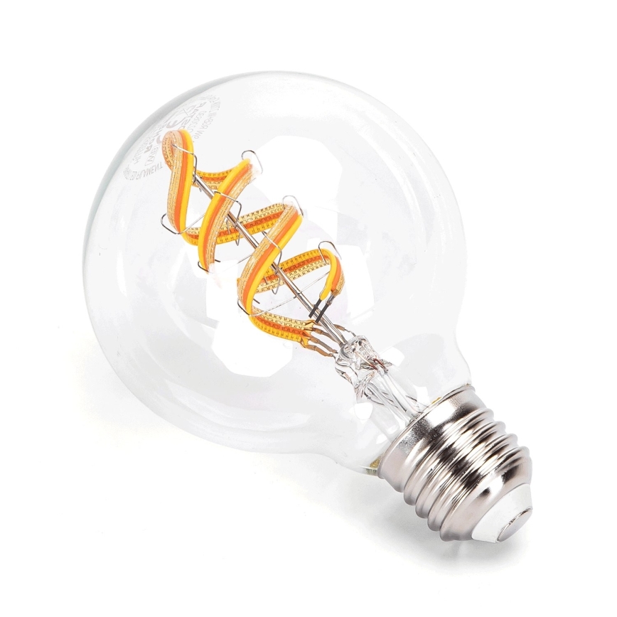 Λάμπα LED RGBW Dimmable FILAMENT G80 E27/4,9W/230V 2700K Wi-Fi - Aigostar