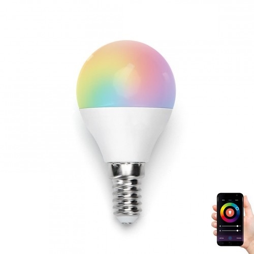 Λάμπα LED RGBW Dimmable G45 E14/5W/230V 3000-6500K Wi-Fi - Aigostar