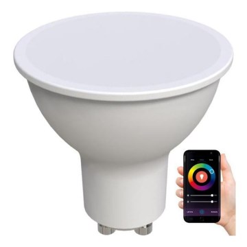 Λάμπα LED RGBW Dimmable GU10/4,5W/230V 2700-6500K Wi-Fi Tuya