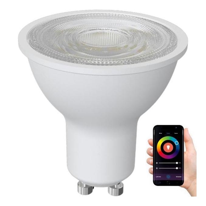 Λάμπα LED RGBW Dimmable GU10/4,5W/230V 2700-6500K Wi-Fi Tuya
