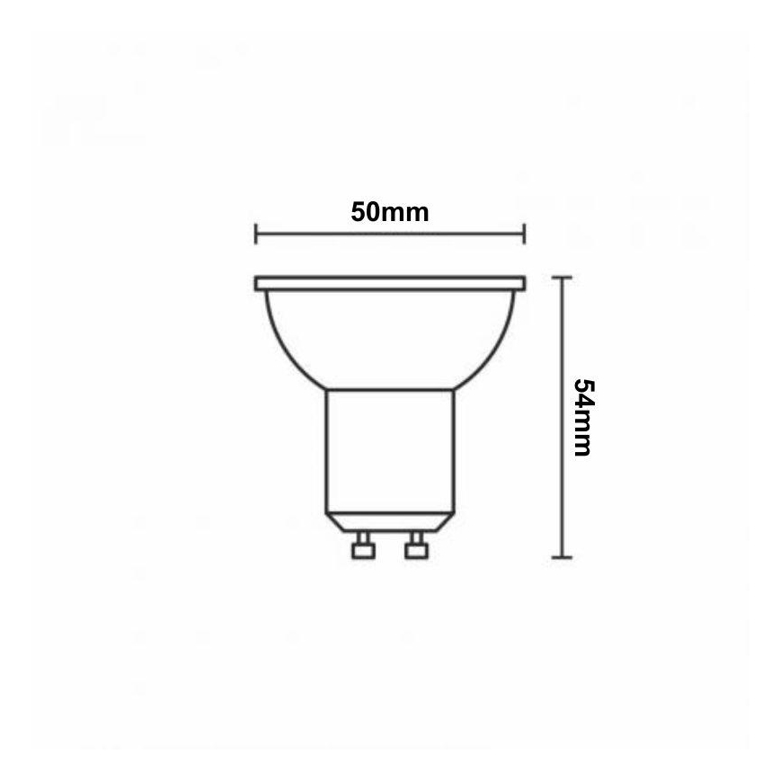 Λάμπα LED RGBW Dimmable GU10/4,5W/230V 2700-6500K Wi-Fi Tuya