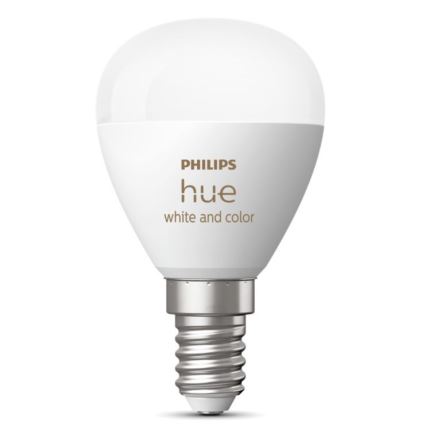 Λάμπα LED RGBW Dimmable Philips Hue White And Color Ambiance P45 E14/5,1W/230V 2000-6500K