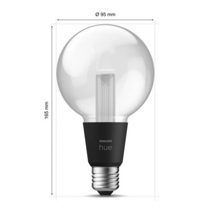 Λάμπα LED RGBW Dimmable Philips Hue White And Color Ambiance E27/6,8W/230V 2000-6500K