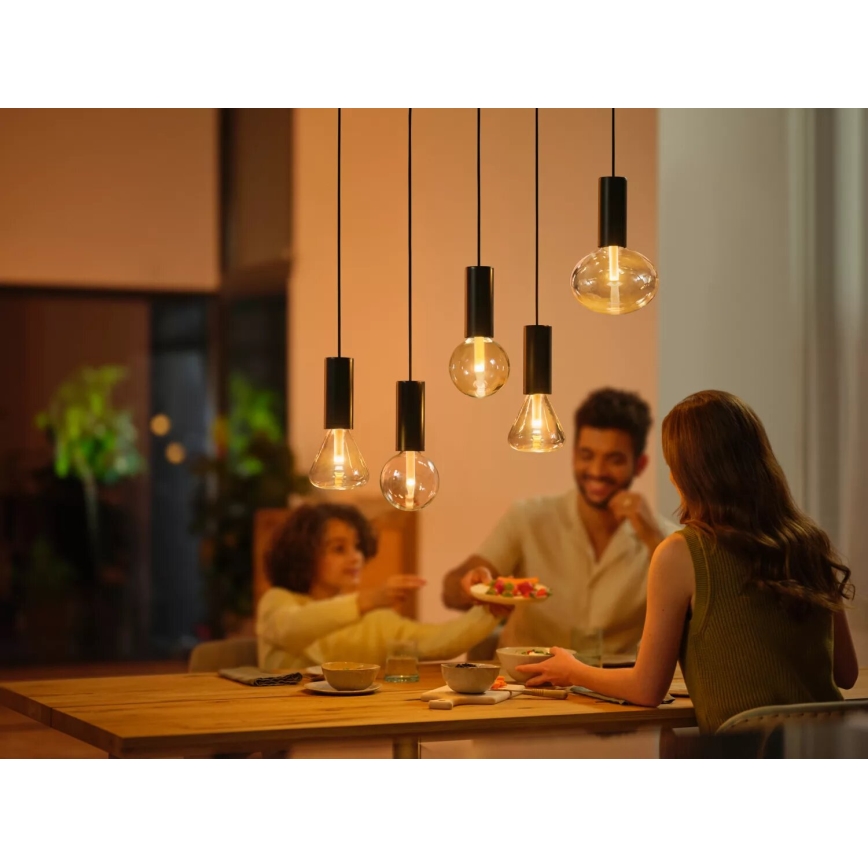 Λάμπα LED RGBW Dimmable Philips Hue White And Color Ambiance G125 E27/6,8W/230V 2000-6500K