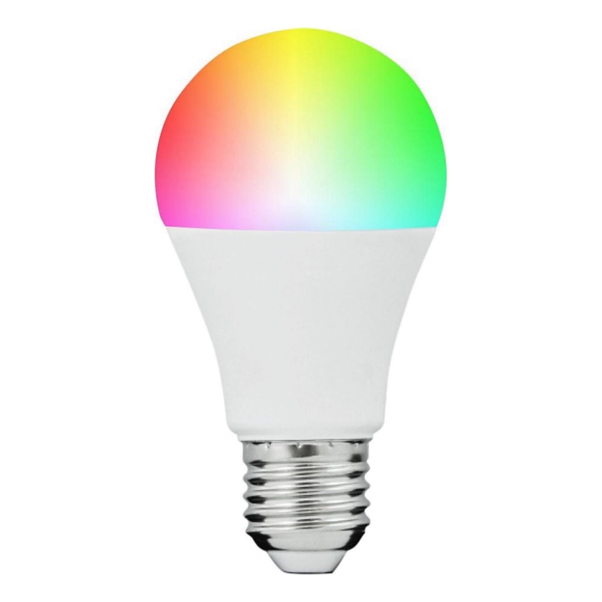 Λάμπα LED RGBW Dimmable SMART A60 E27/8,5W/230V 4000K + τηλεχειριστήριο