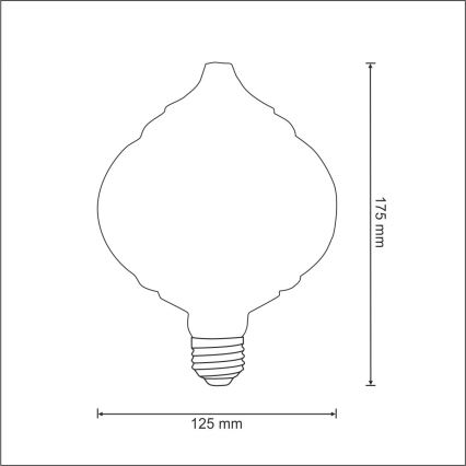 Λάμπα LED VINTAGE E27/4W/230V 2700K