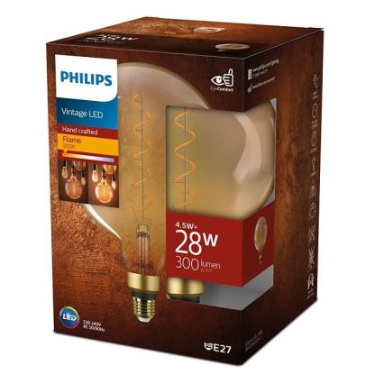 Λάμπα LED VINTAGE Philips E27/4,5W/230V 1800K