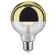 Λάμπα LED ανεστραμμένου καθρέπτη GLOBE G95 E27/6,5W/230V 2700K χρυσό - Paulmann 28675