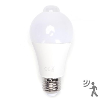 Λάμπα LED με αισθητήρα κίνησης και λυκόφωτος A60 E27/12W/230V 6500K - Aigostar