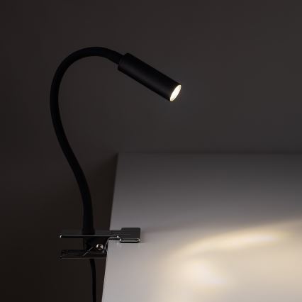 Λάμπα LED με κλιπ LAGOS 1xG9/3W/230V 4000K μαύρο