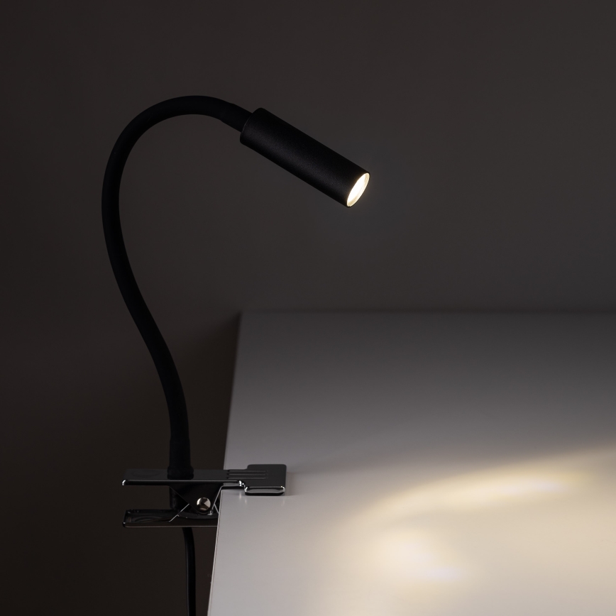 Λάμπα LED με κλιπ LAGOS 1xG9/3W/230V 4000K μαύρο