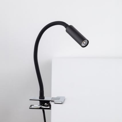 Λάμπα LED με κλιπ LAGOS 1xG9/3W/230V 4000K μαύρο