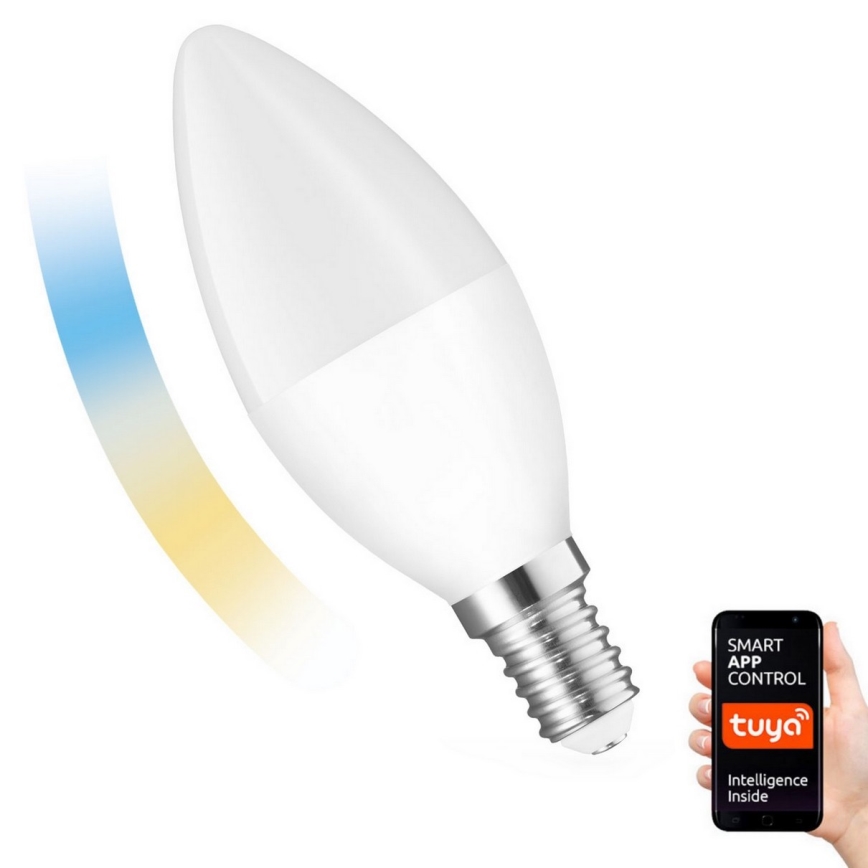 Λάμπα LED ντιμαριζόμενη E14/5W/230V 2700-6500K Wi-Fi Tuya