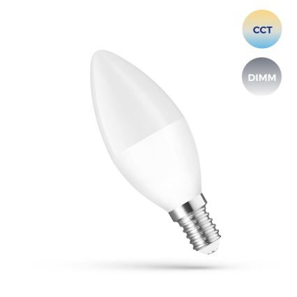 Λάμπα LED ντιμαριζόμενη E14/5W/230V 2700-6500K Wi-Fi Tuya