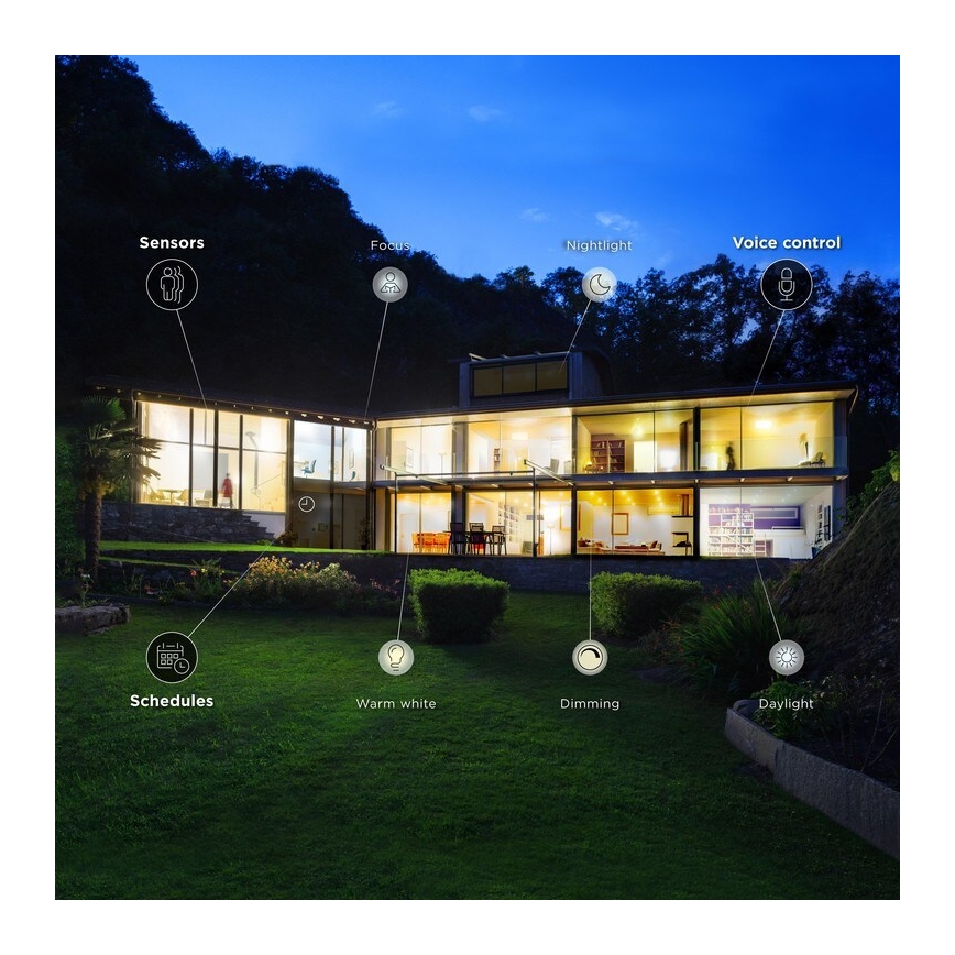 Λάμπα LED Ντιμαριζόμενη E27/15W/230V 2700-6500K Wi-Fi - WiZ