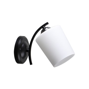 Λάμπα τοίχου ESNYR 1xE27/40W/230V μαύρο/λευκό