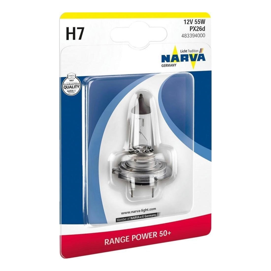 Λάμπα αυτοκινήτου H7 PX26d/55W/12V - Narva 48339RPNVAB1