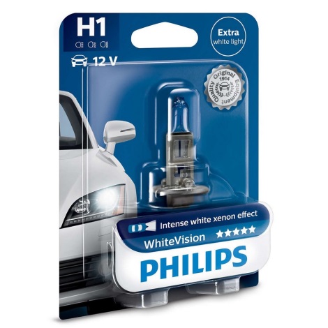 Λάμπα αυτοκινήτου Philips WHITE VISION 12258WHVB1 H1 P14,5s/55W/12V