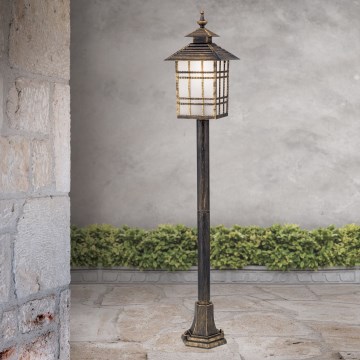 Λάμπα εξωτερικού χώρου KIKO 1xE27/11W/230V IP44 μπρονζέ/πατίνα