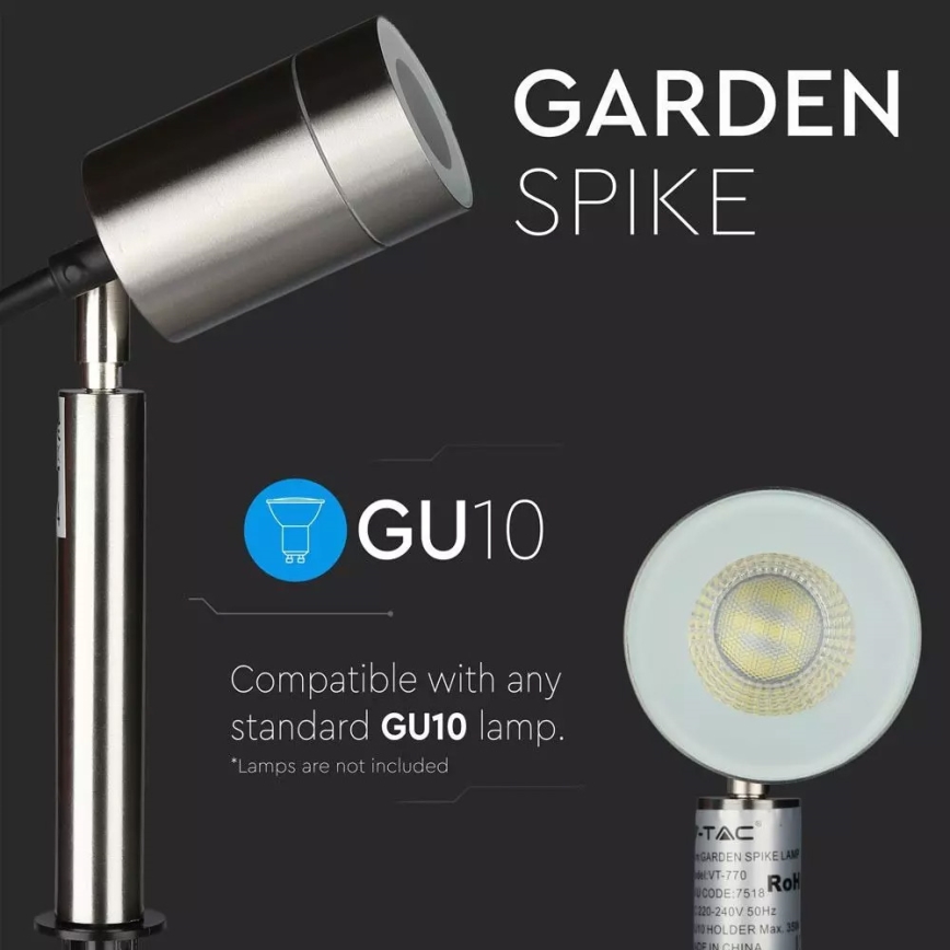 Λάμπα εξωτερικού χώρου 1xGU10/35W/230V IP44