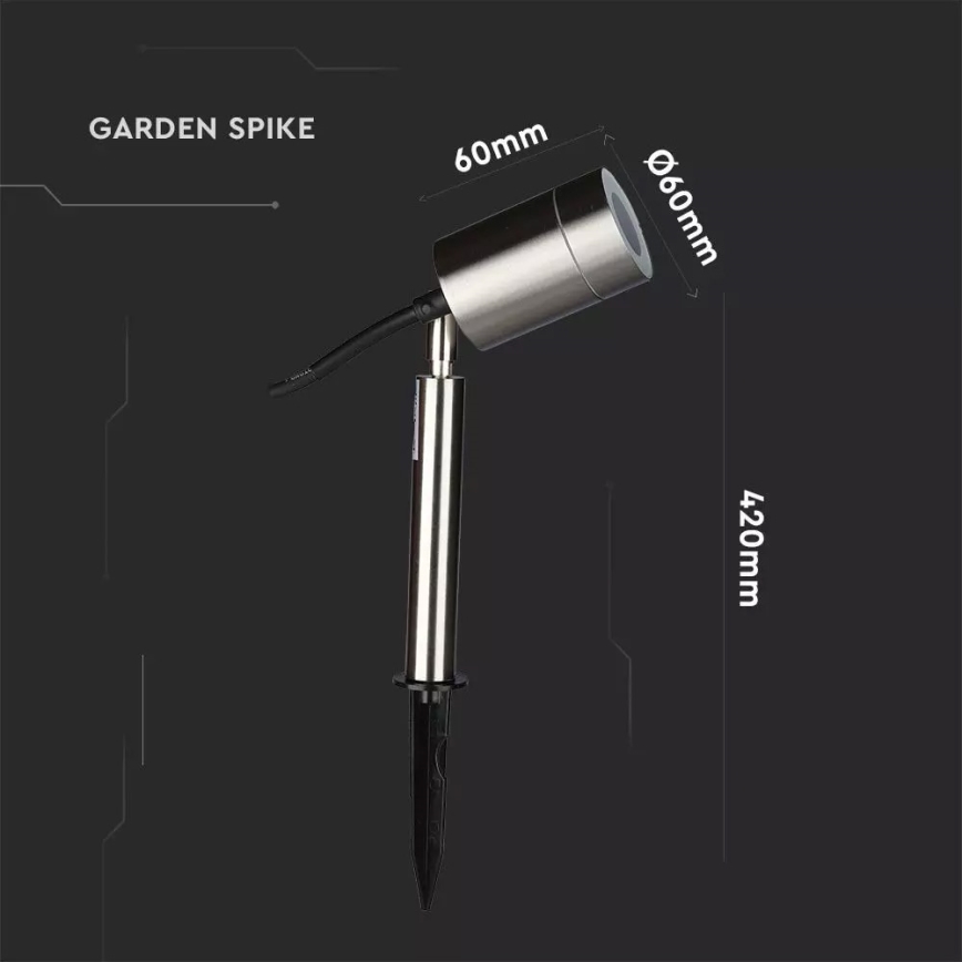 Λάμπα εξωτερικού χώρου 1xGU10/35W/230V IP44