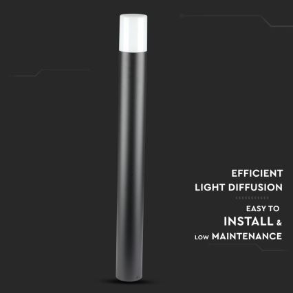 Λάμπα εξωτερικού χώρου 1xGU10/35W/230V IP54 80 cm μαύρο
