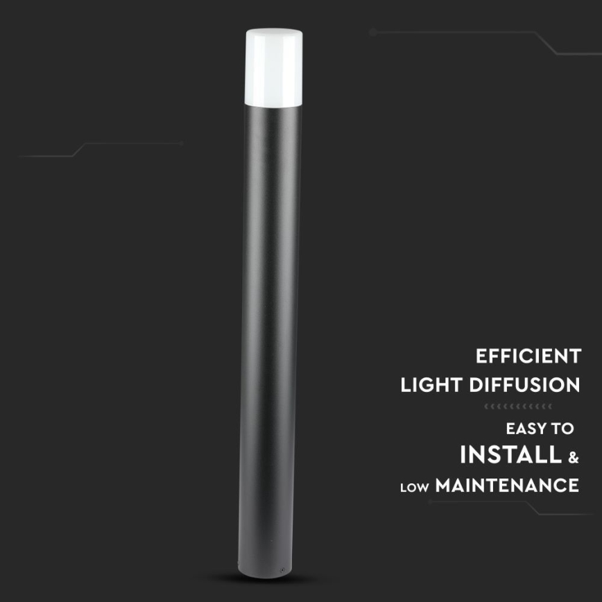 Λάμπα εξωτερικού χώρου 1xGU10/35W/230V IP54 80 cm μαύρο