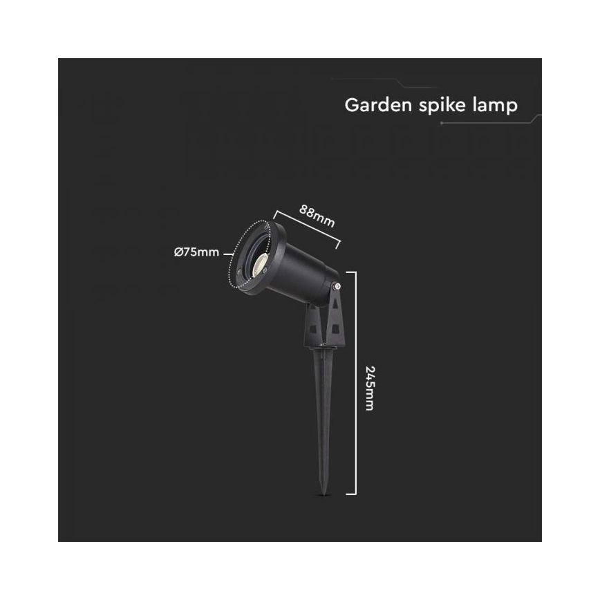 Λάμπα εξωτερικού χώρου 1xGU10/35W/230V IP65