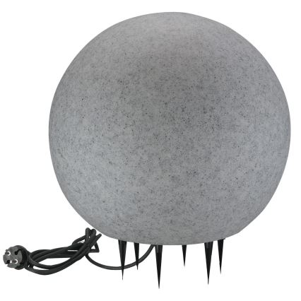 Λάμπα εξωτερικού χώρου ARGENTO 1xE27/15W/230V διάμετρος 50 cm IP65 γκρι
